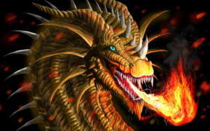 Огнедышащий дракон предупреждает о колдовском вмешательстве